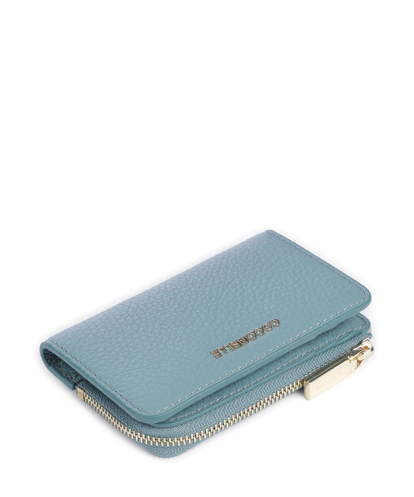 Coccinelle Metallic Soft Wallet arctic blue