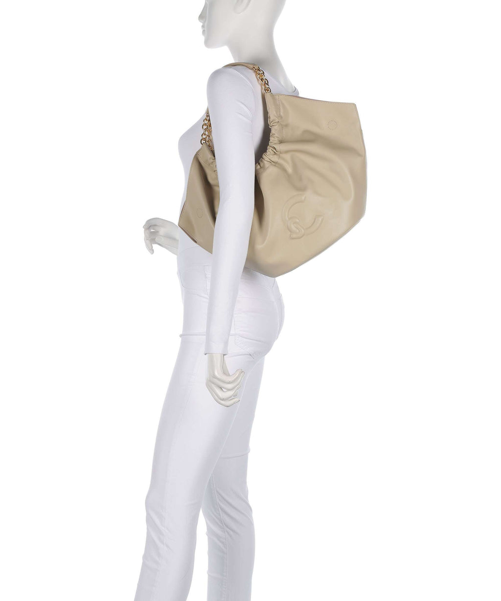 Coccinelle Smash Bucket bag sandshell