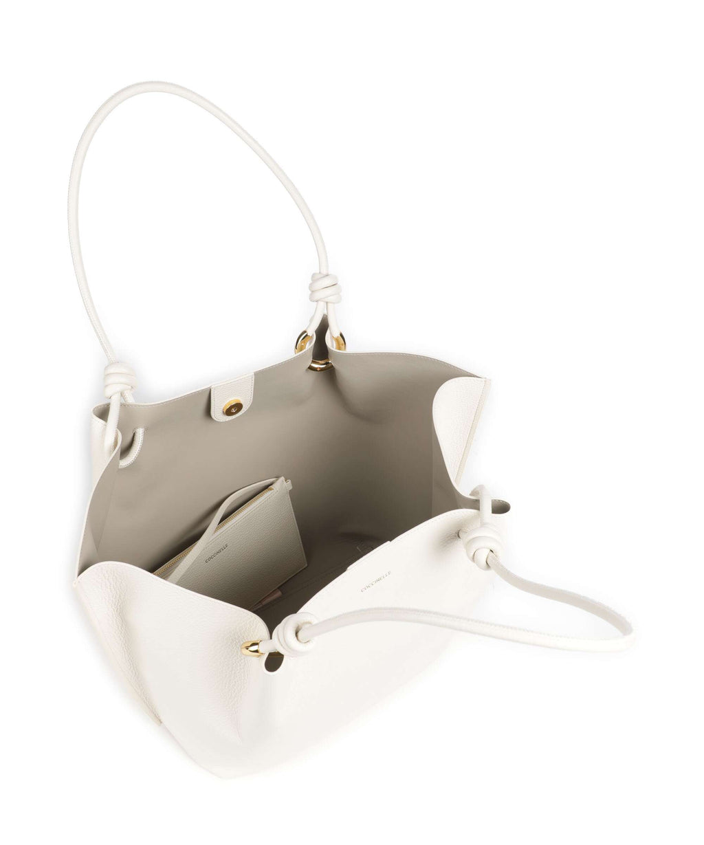 Coccinelle Finn Tote bag pearl