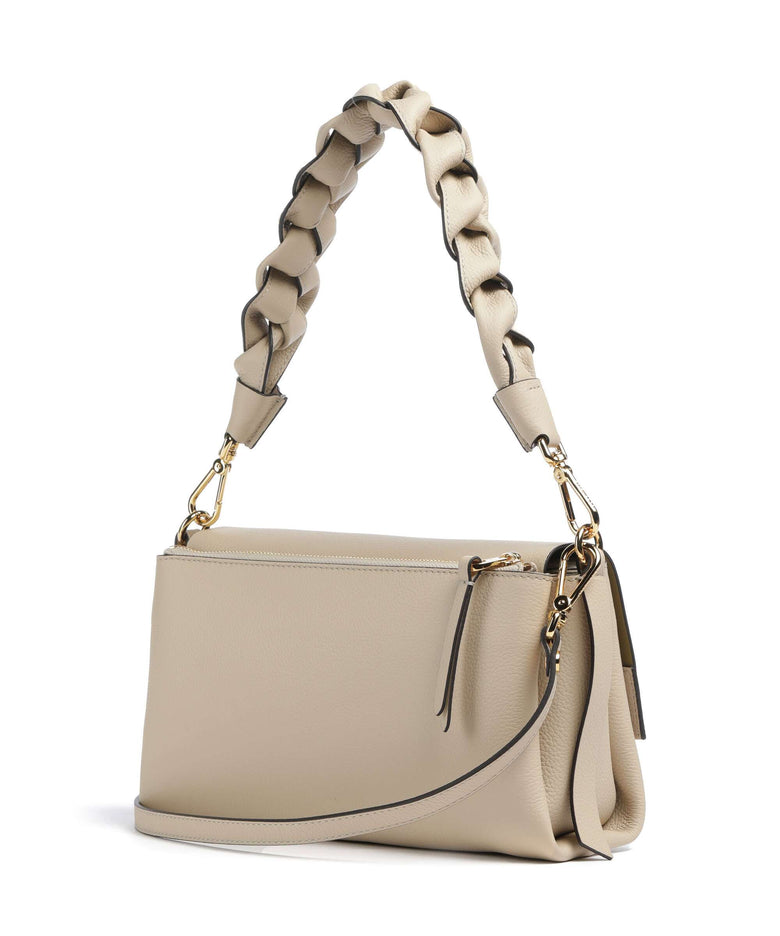 Coccinelle Boheme Grana Double Shoulder bag sandshell/seagrass