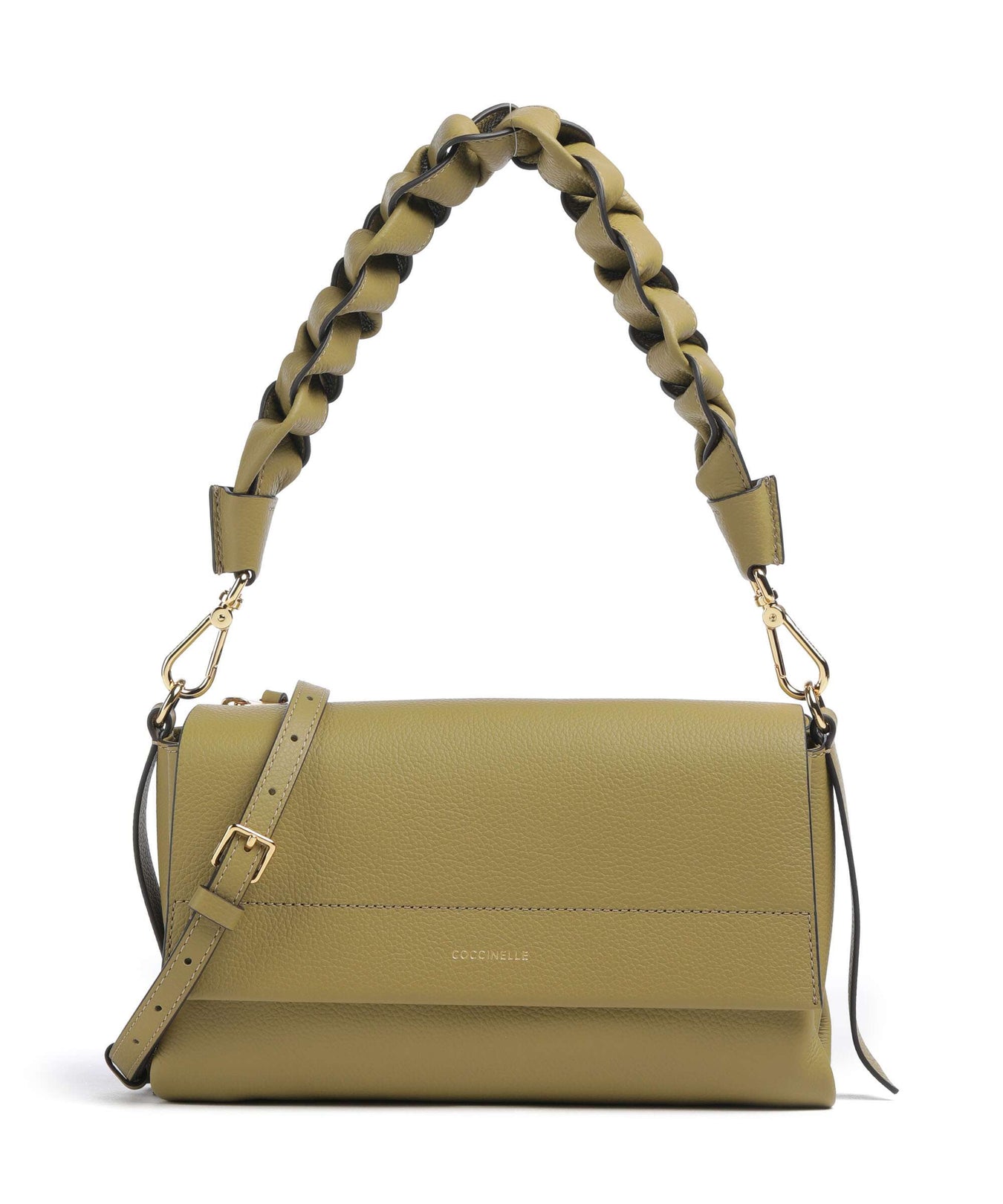 Coccinelle Boheme Grana Double Shoulder bag seagrass/sandshell