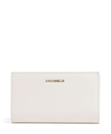 Coccinelle Metallic Soft RFID Portemonnee pearl