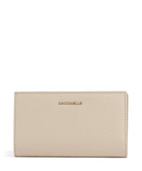 Coccinelle Metallic Soft RFID Portemonnee sandshell