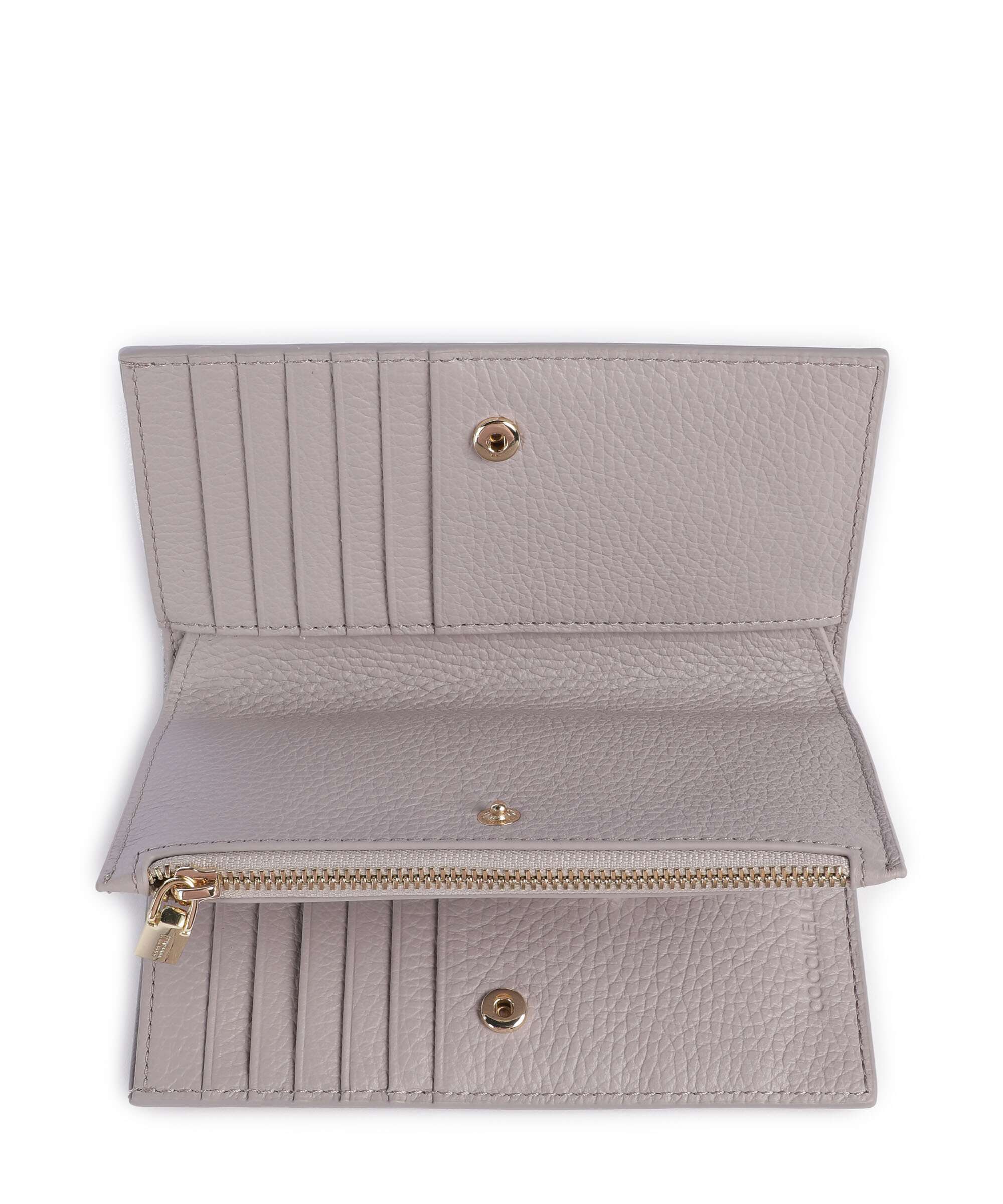 Coccinelle Metallic Soft RFID Wallet oyster