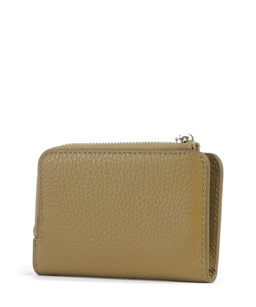 Coccinelle Metallic Soft Wallet seagrass