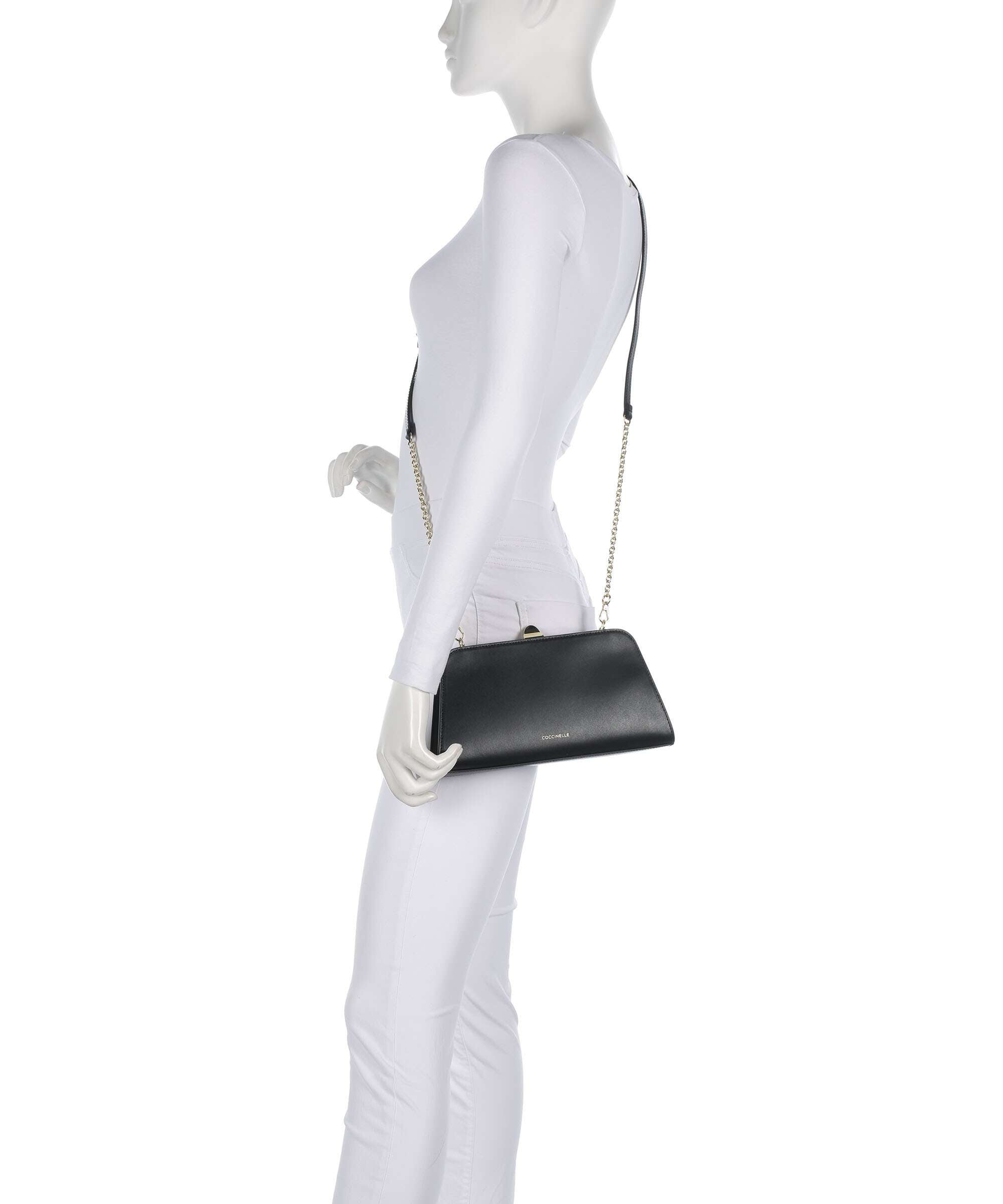 Coccinelle Liv Calf Crossbody bag noir