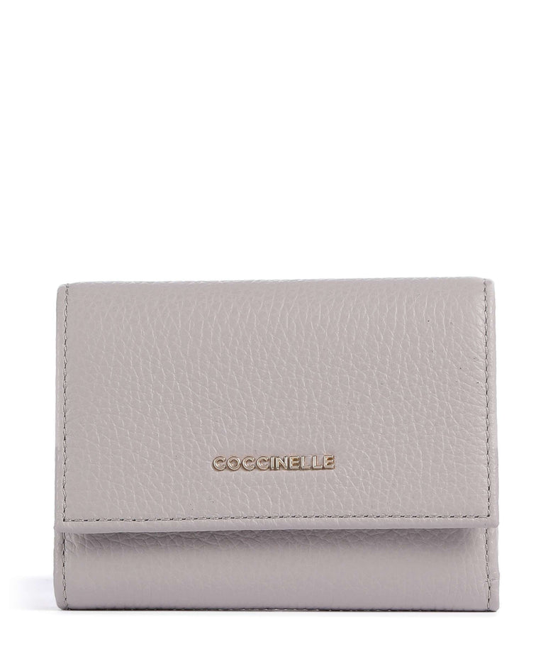 Coccinelle Metallic Soft Wallet oyster