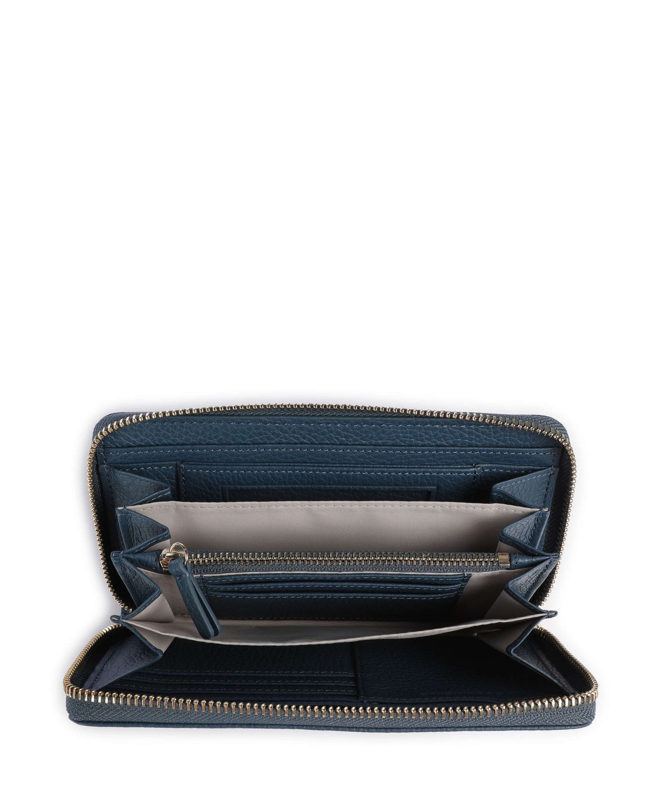 Coccinelle Metallic Soft RFID Wallet deep blue