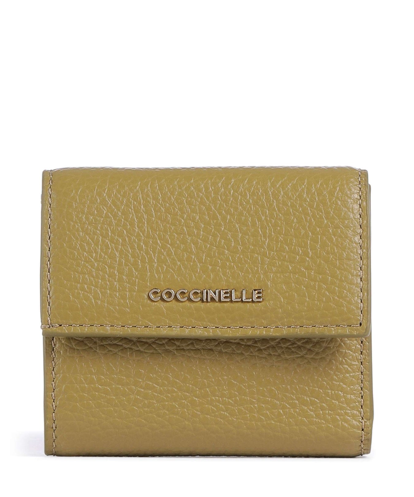 Coccinelle Metallic Soft RFID Wallet seagrass