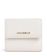 Coccinelle Metallic Soft RFID Portemonnee pearl