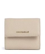 Coccinelle Metallic Soft RFID Portemonnee sandshell