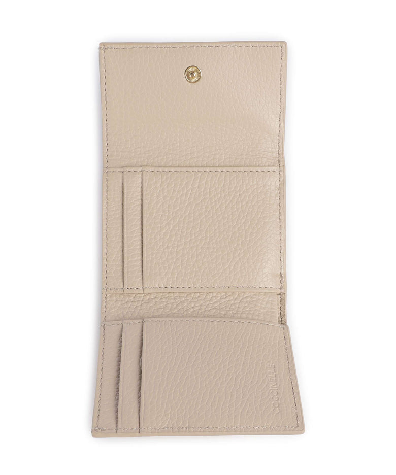 Coccinelle Metallic Soft Wallet sandshell