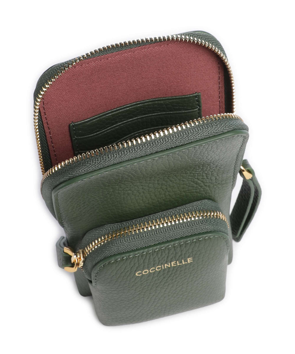 Coccinelle Pixie Phone bag garden green