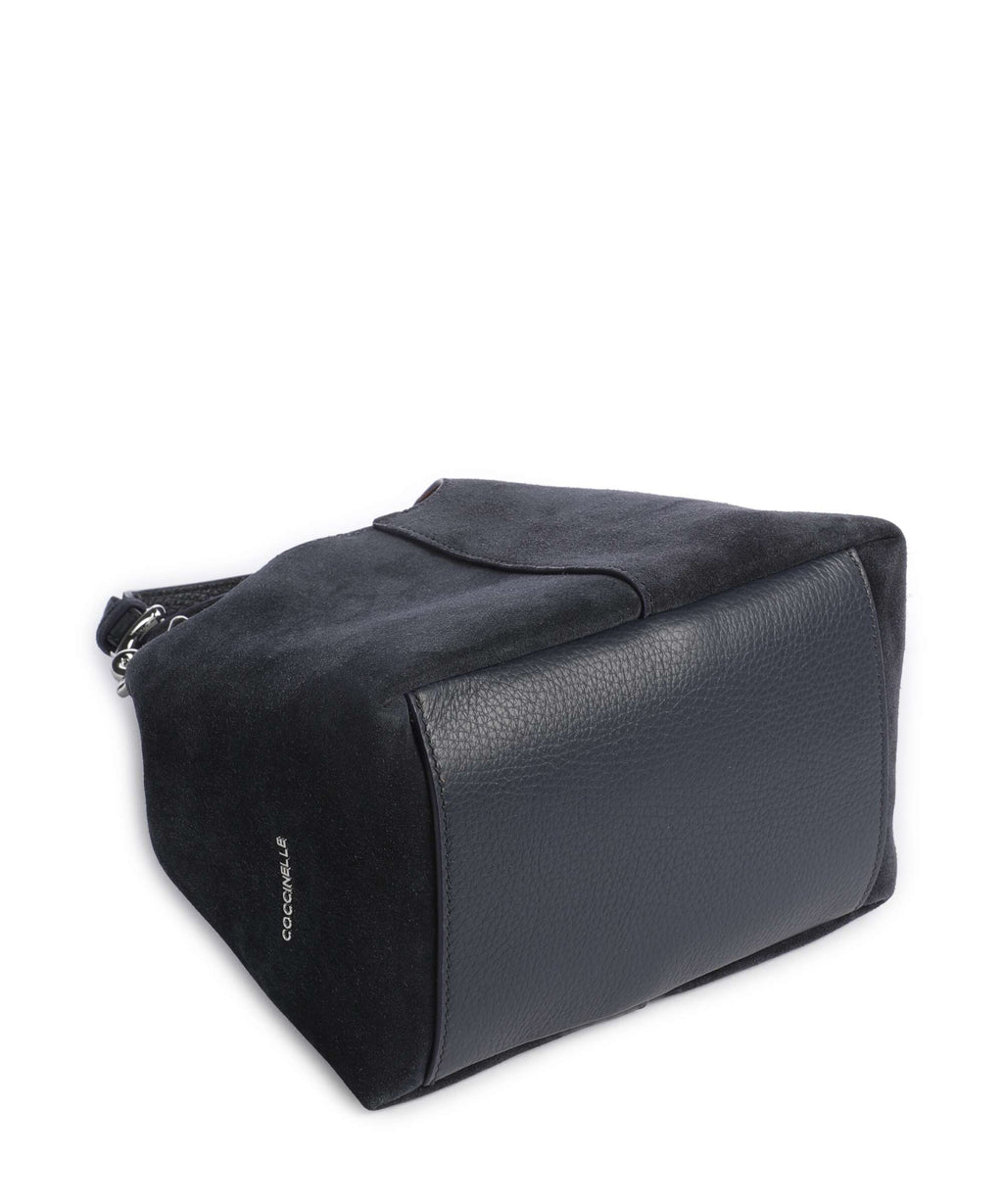 Coccinelle C-Easy Suede Handbag midnight blue