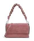 Coccinelle Boheme Suede Shoulder bag winter rose