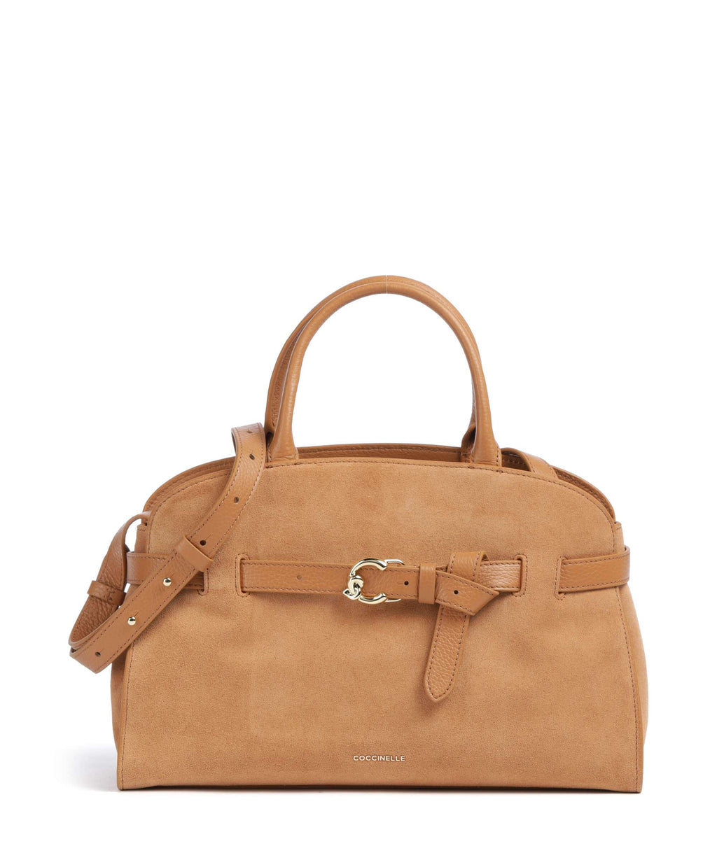 Coccinelle Sabine Suede Handbag robin