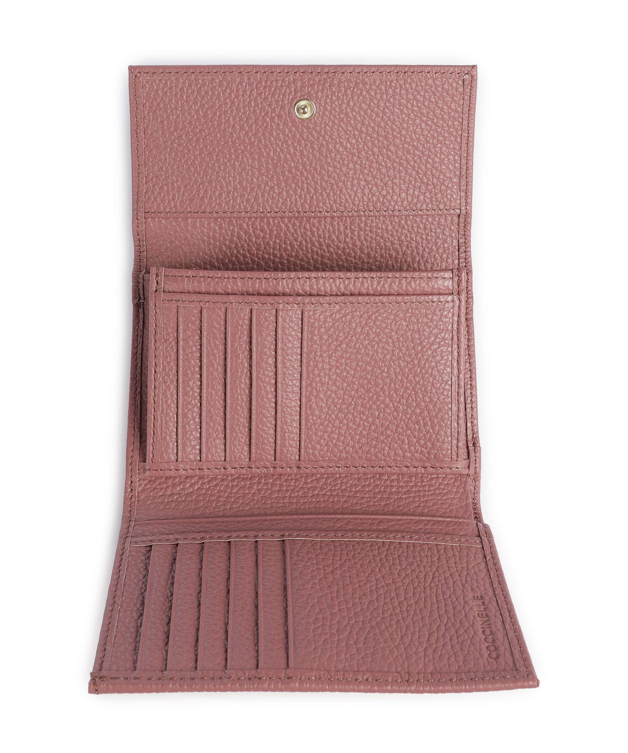 Coccinelle Metallic Soft Wallet winter rose