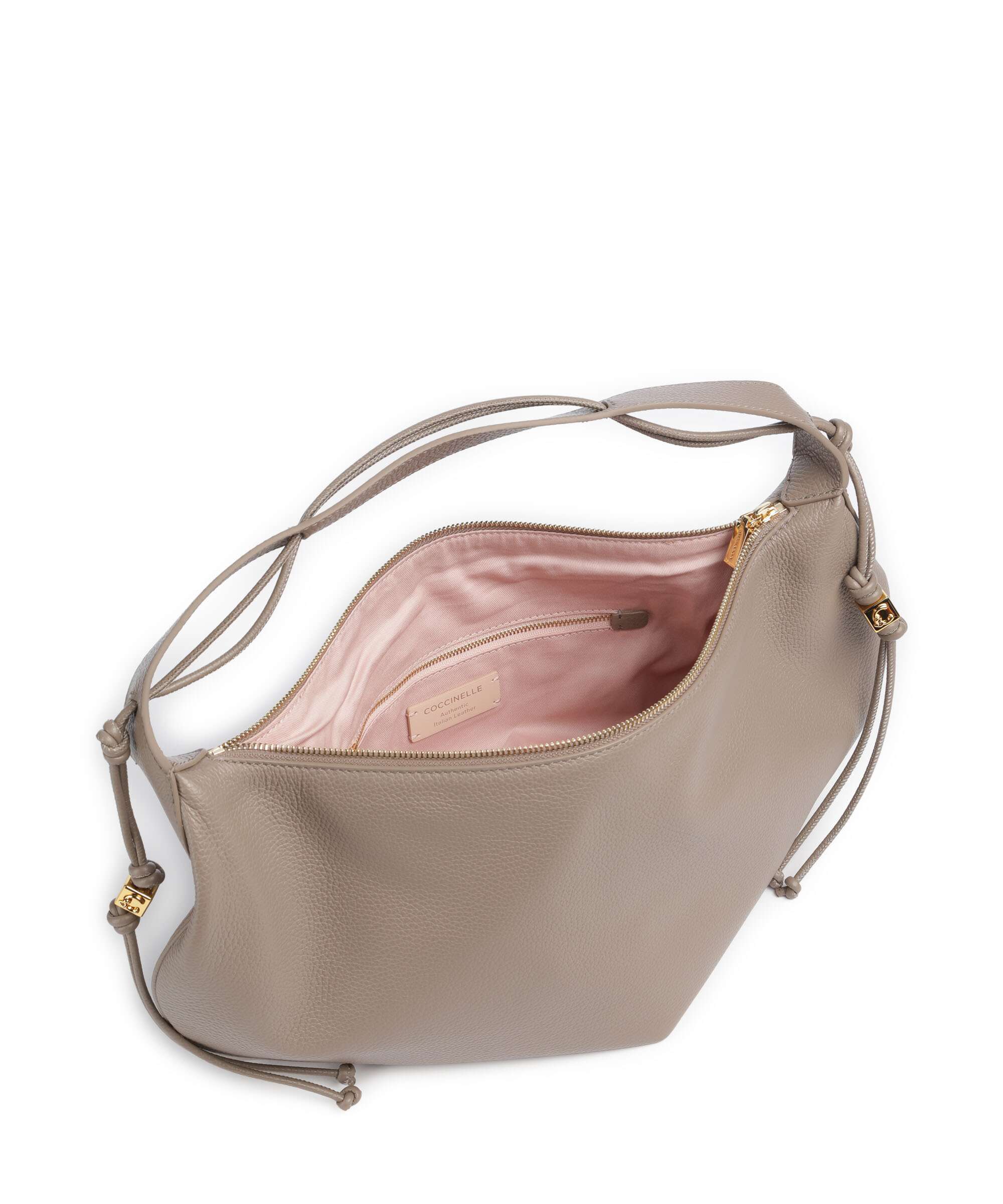 Coccinelle Thess Hobo bag warm taupe