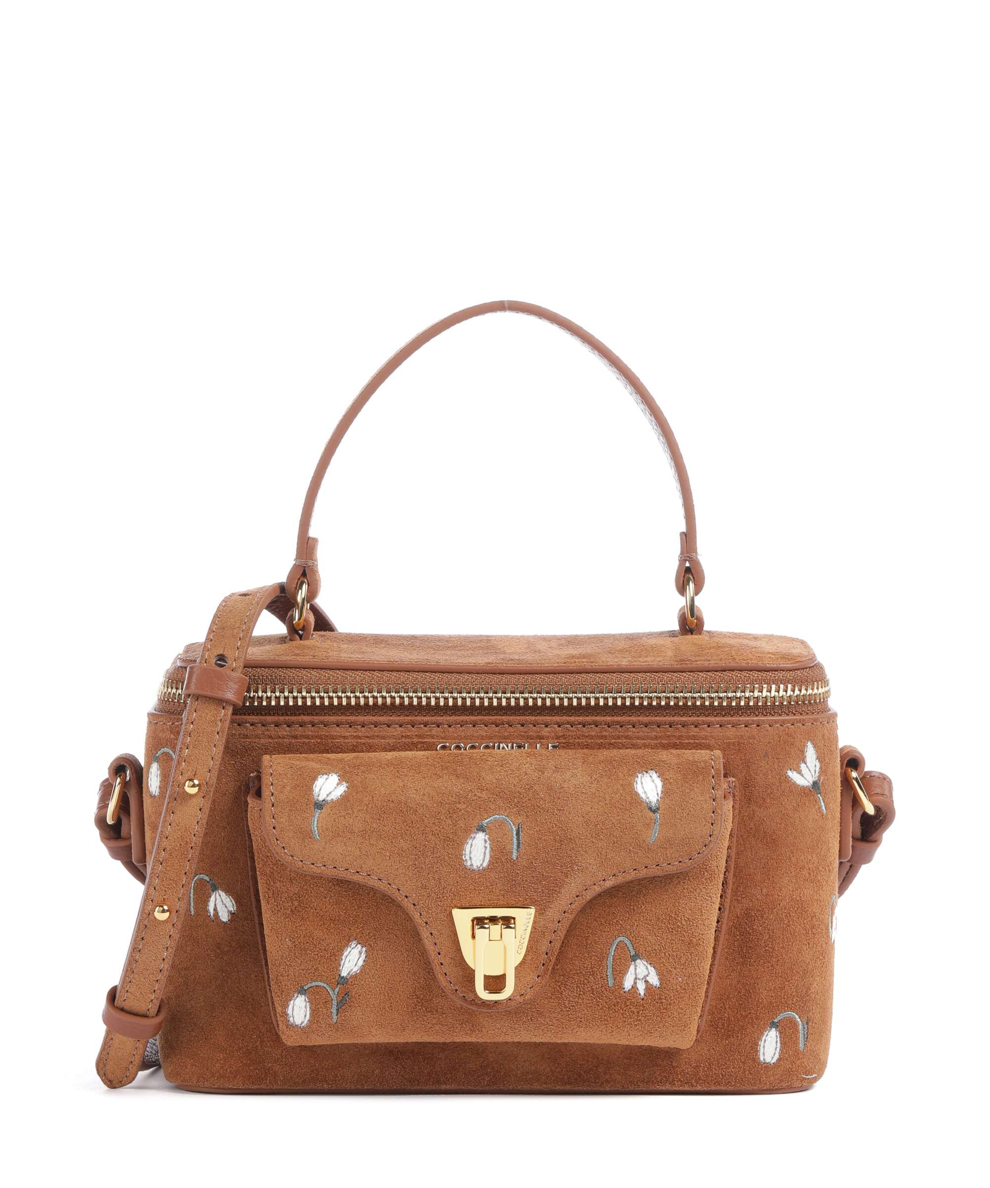 Coccinelle Beat Generation Crossbody bag cognac
