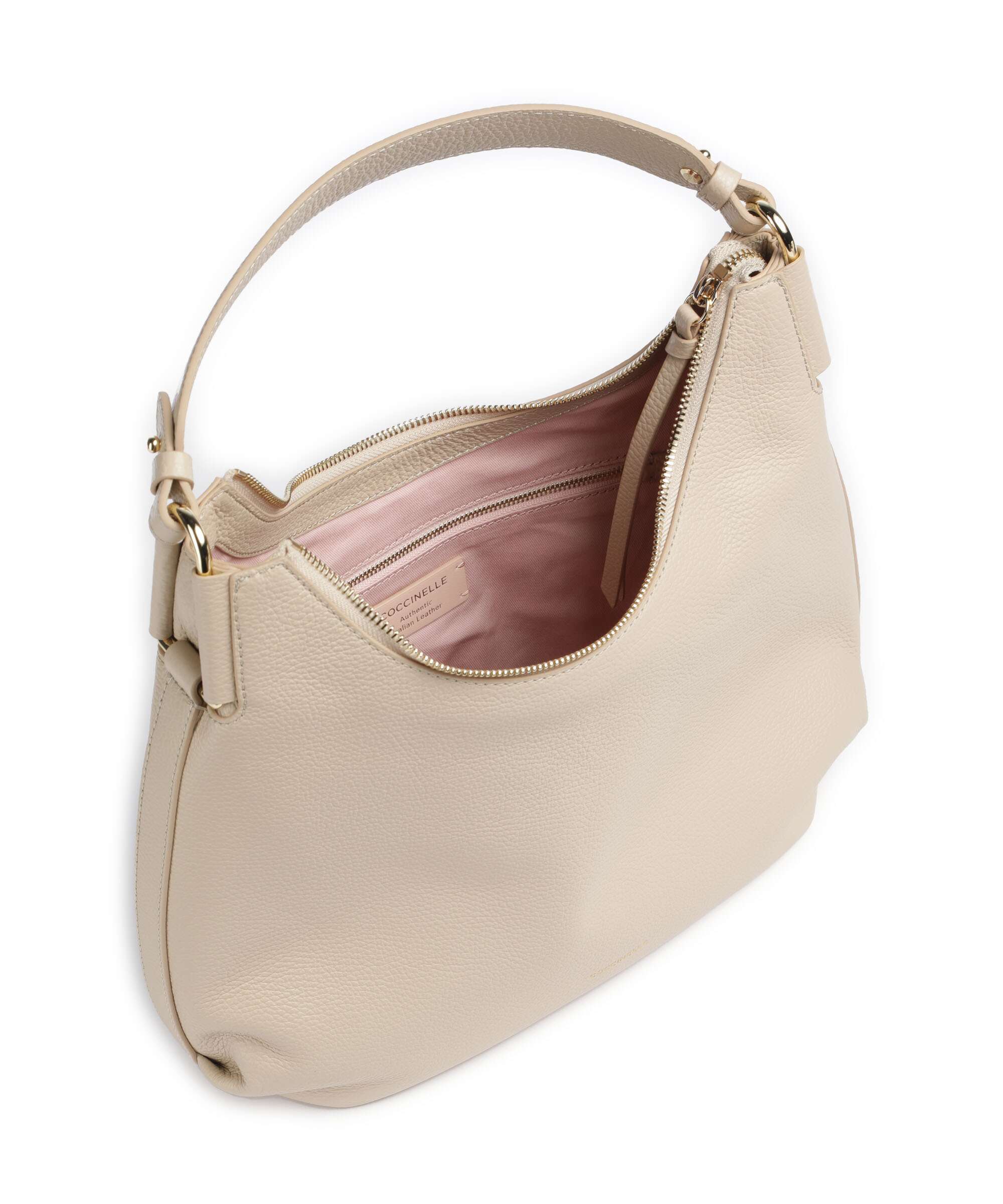 Coccinelle Rebekka Hobo bag sandshell