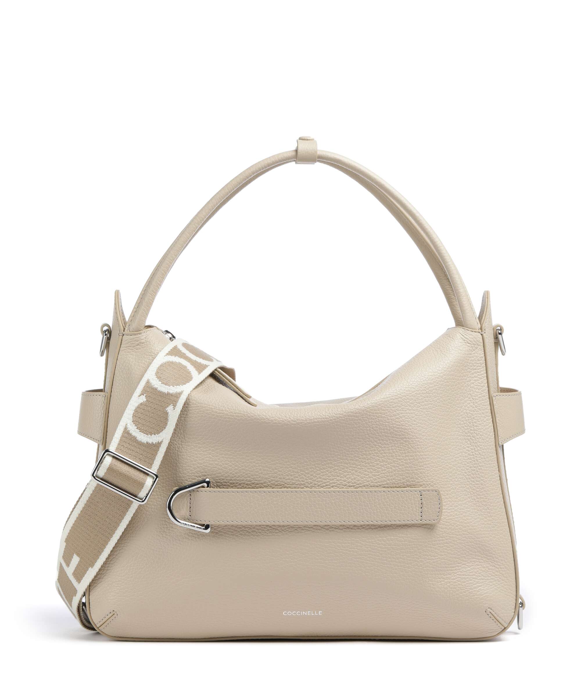 Coccinelle Gretel Ribbon Hobo bag sandshell
