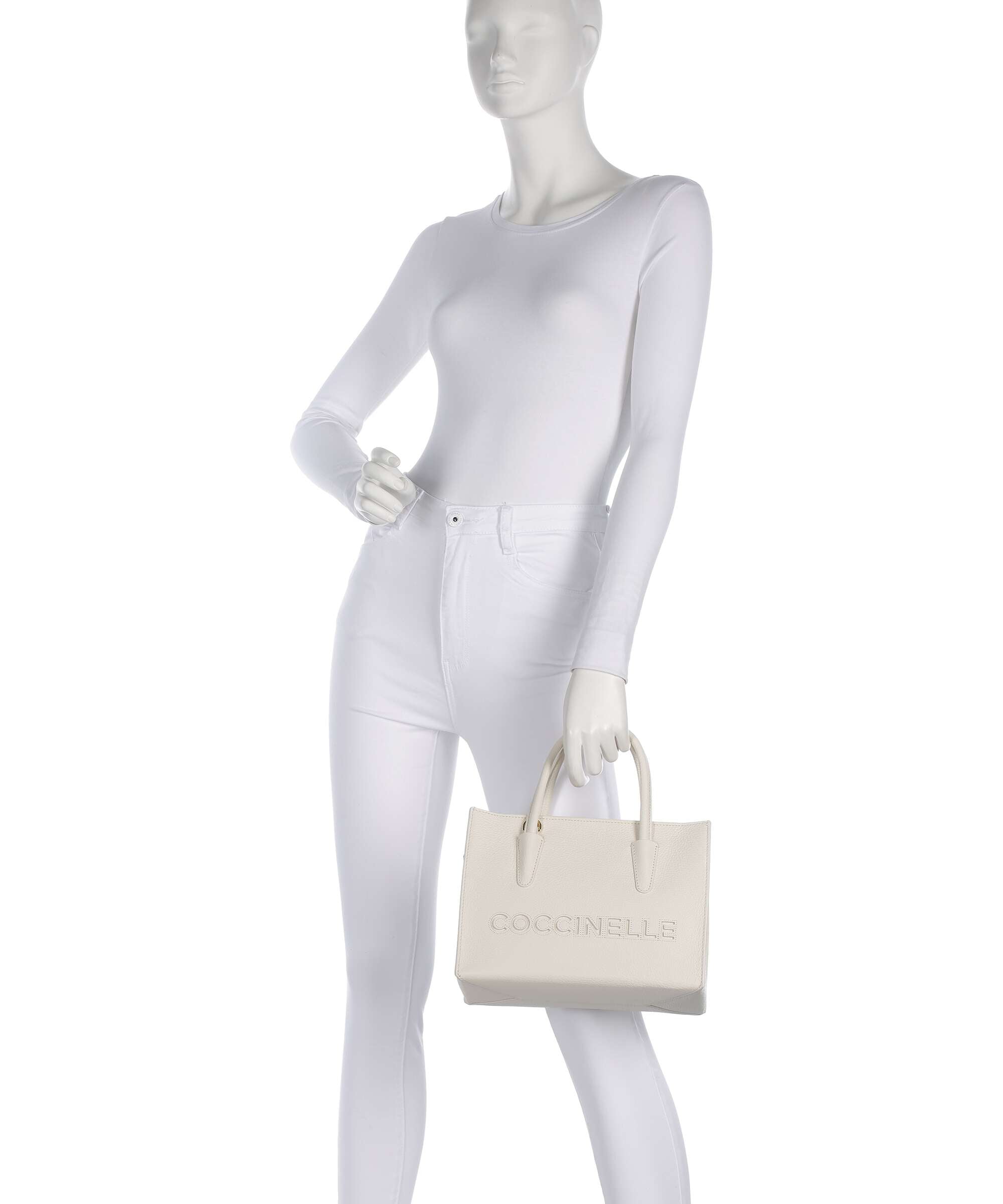 Coccinelle Myrtha Handbag pearl