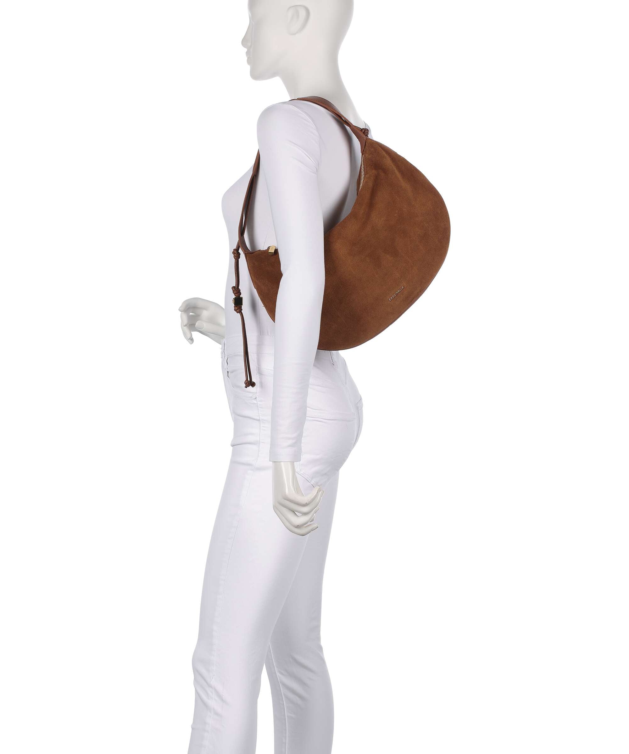 Coccinelle Thess Hobo bag cognac