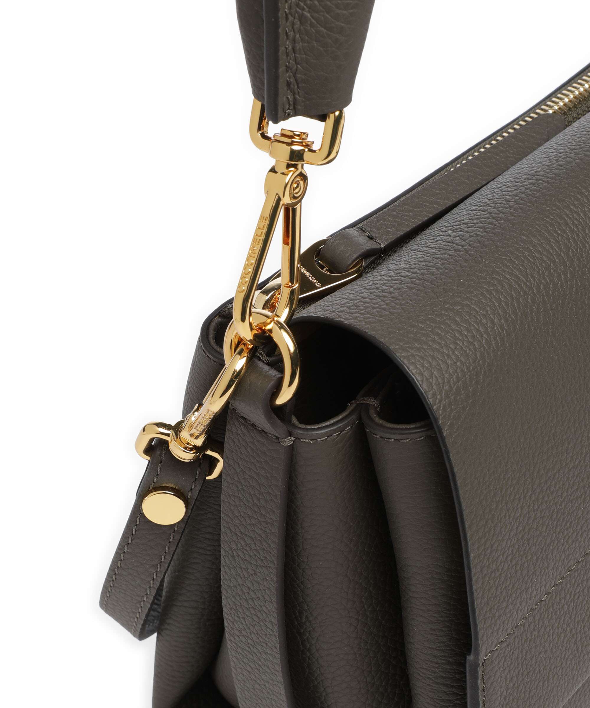 Coccinelle Boheme Grana Double Shoulder bag fango/honey