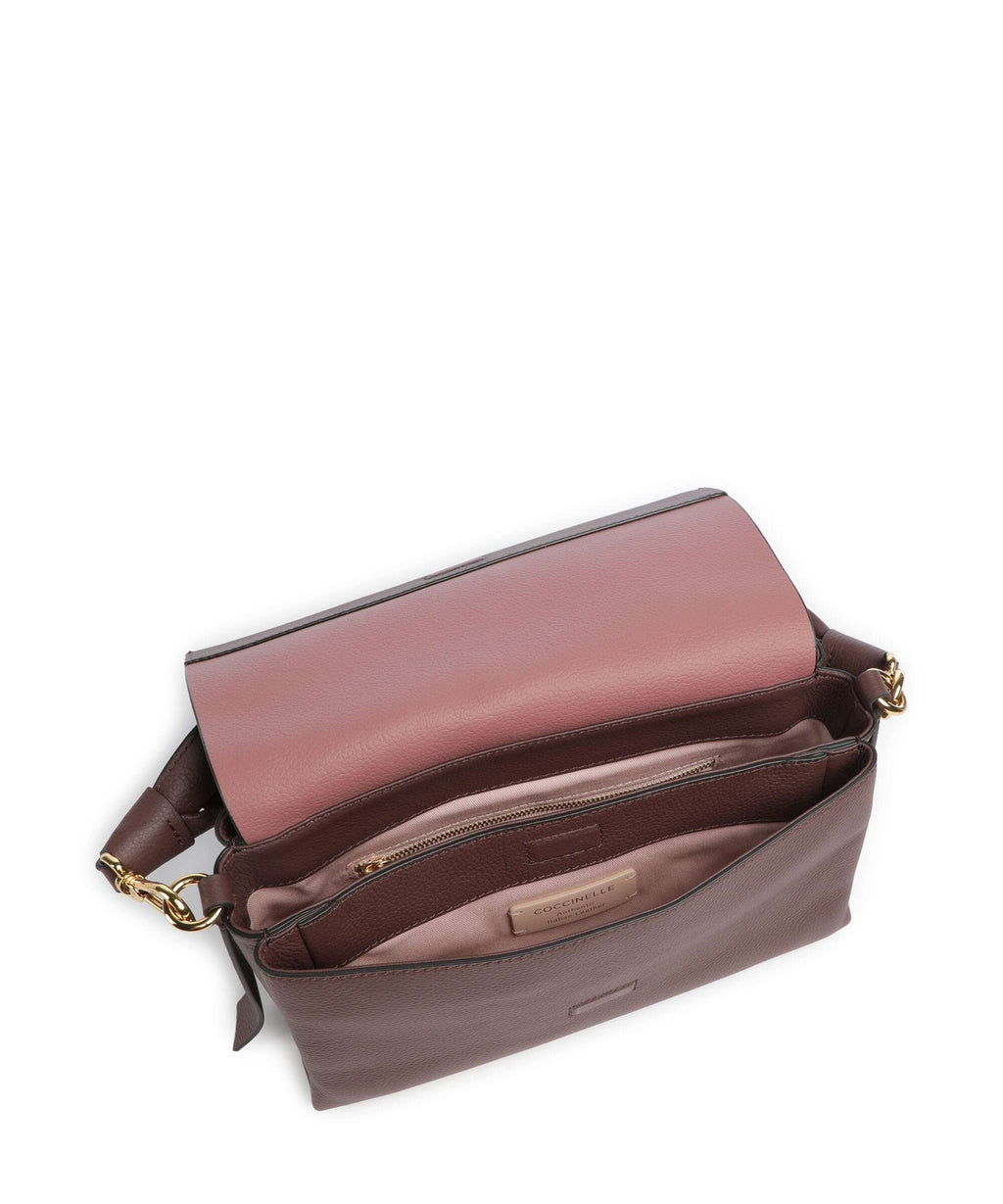Coccinelle Boheme Grana Double Shoulder bag berry/winter rose
