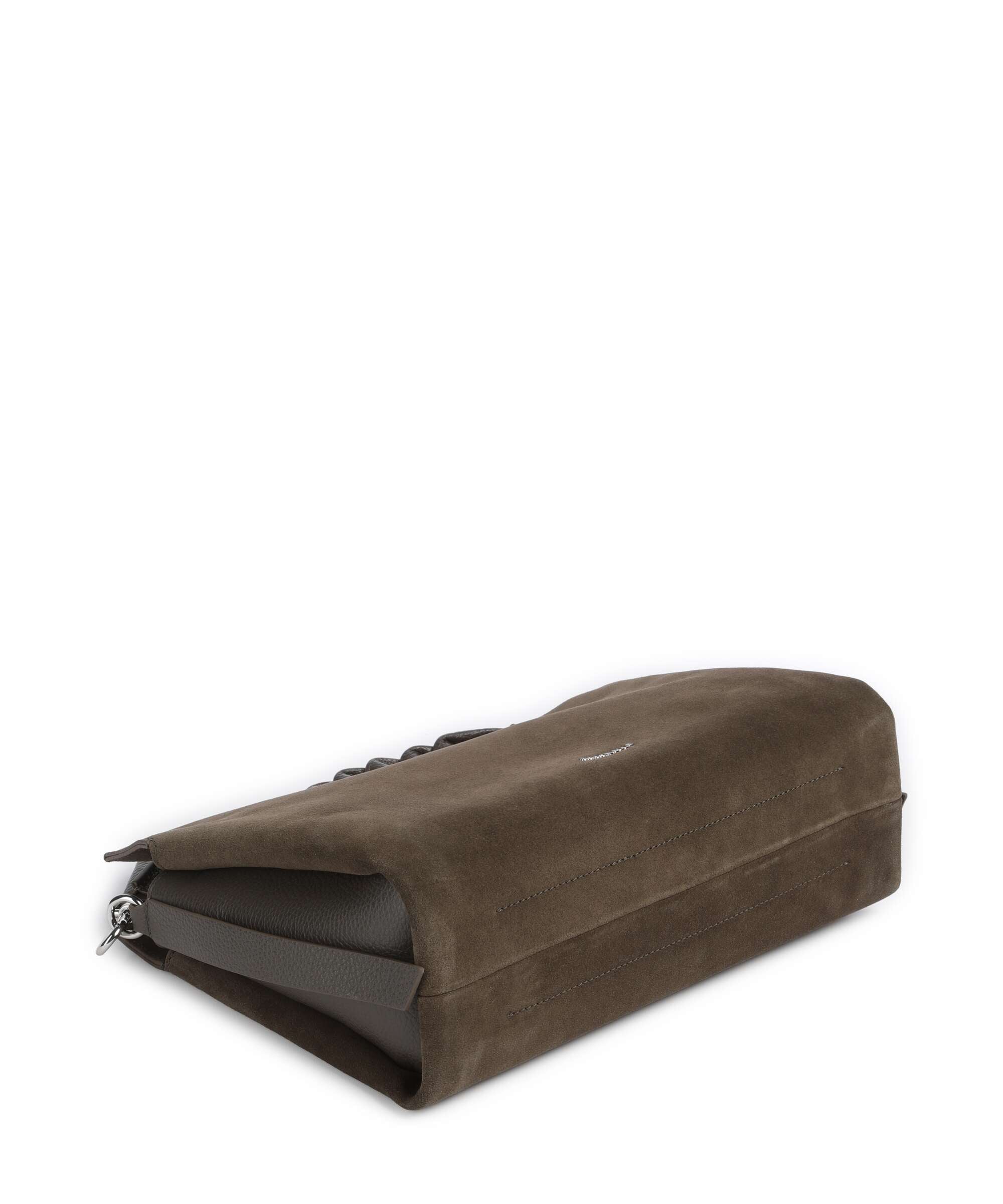 Coccinelle Boheme Suede Hobo bag fango