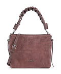 Coccinelle Boheme Suede Handbag berry