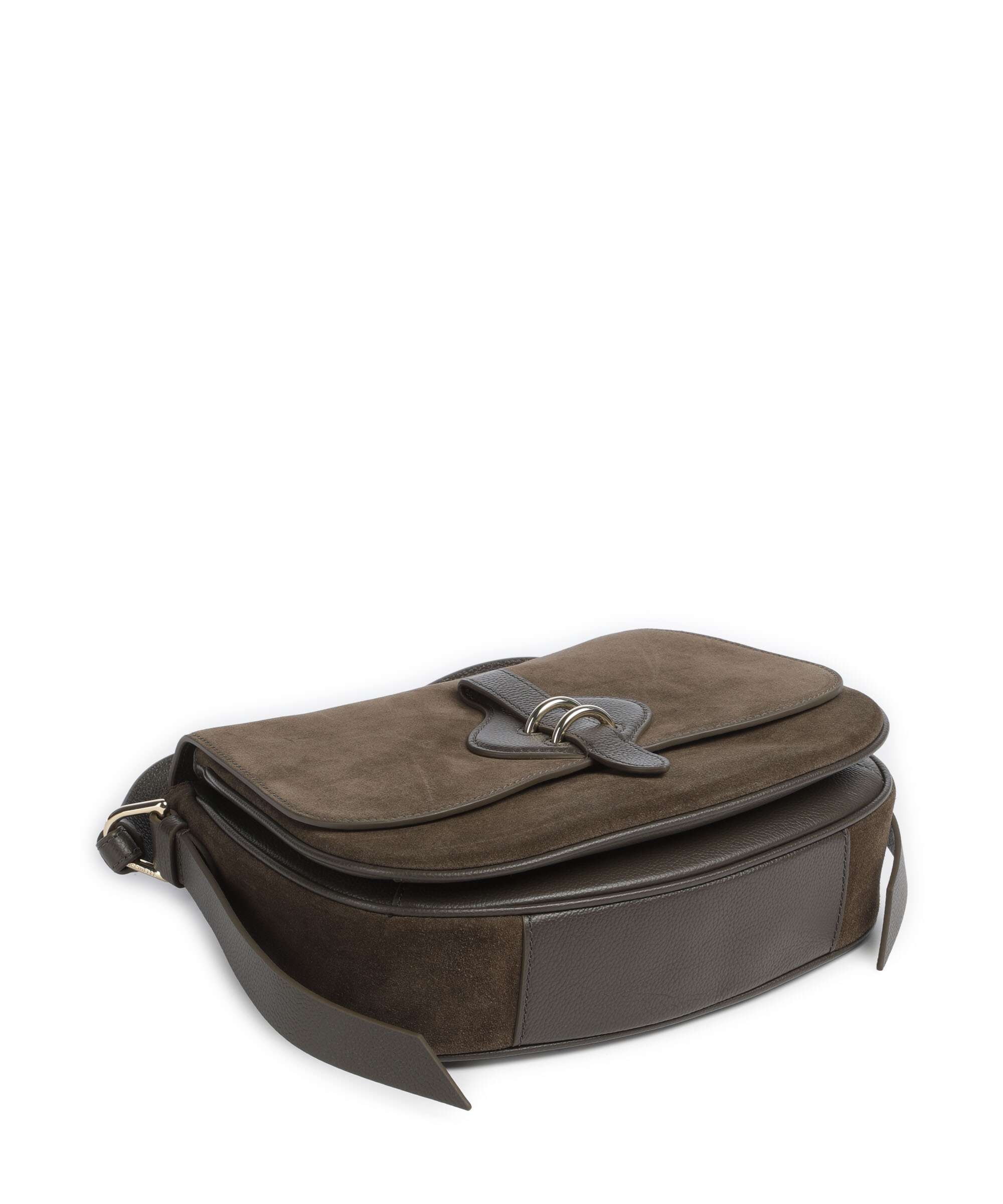 Coccinelle Mavery Suede Handbag fango