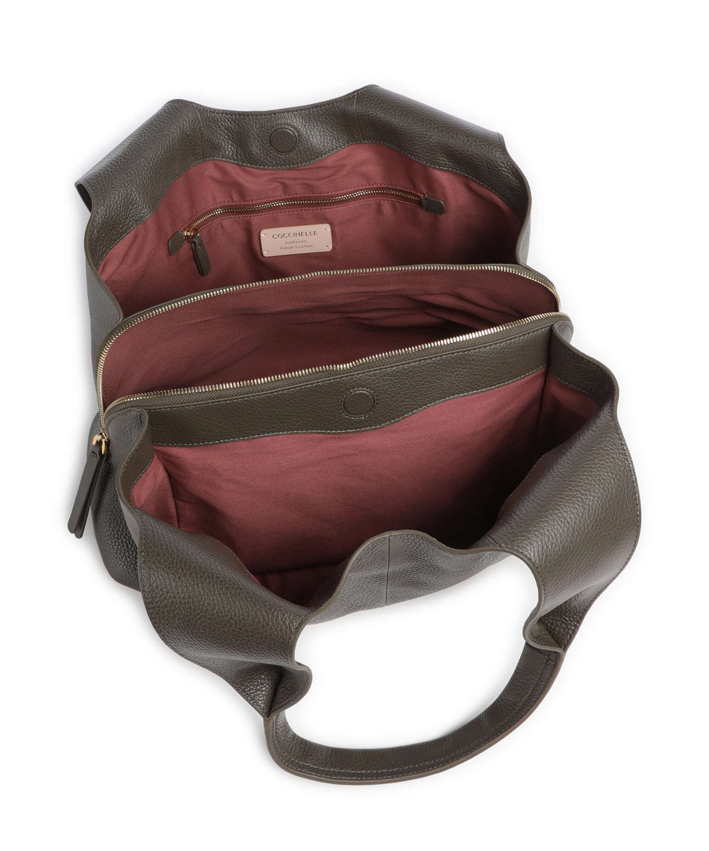 Coccinelle Nell Hobo bag fango