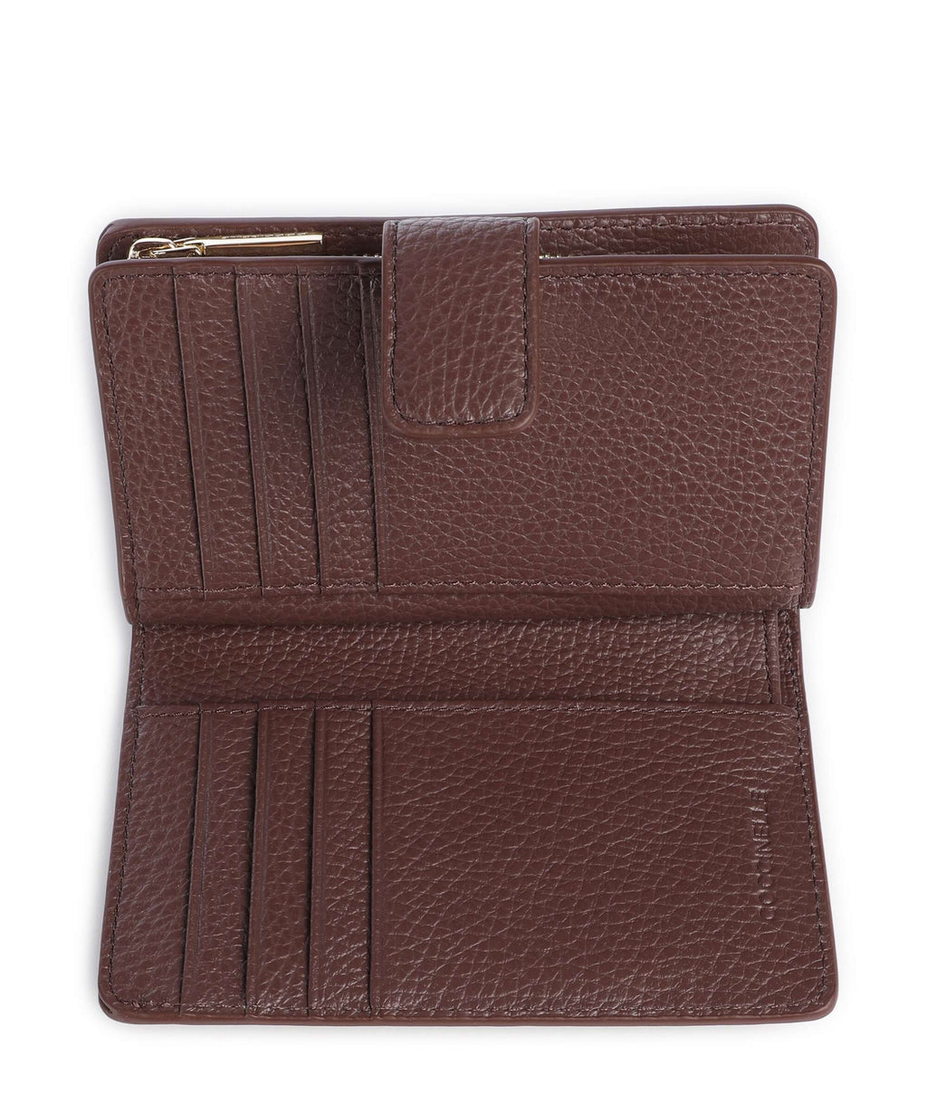 Coccinelle Metallic Soft Wallet berry