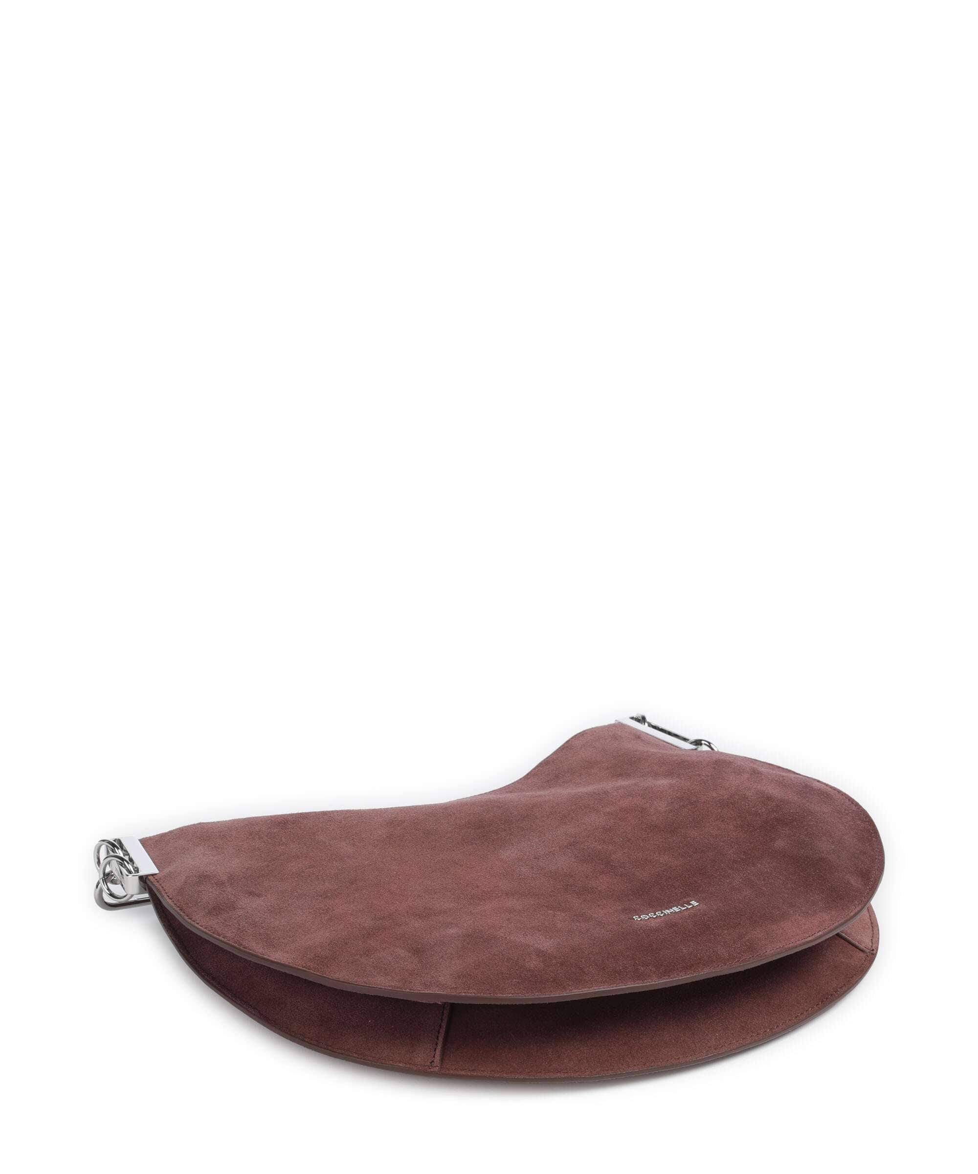 Coccinelle Sunup Suede Hobo bag berry