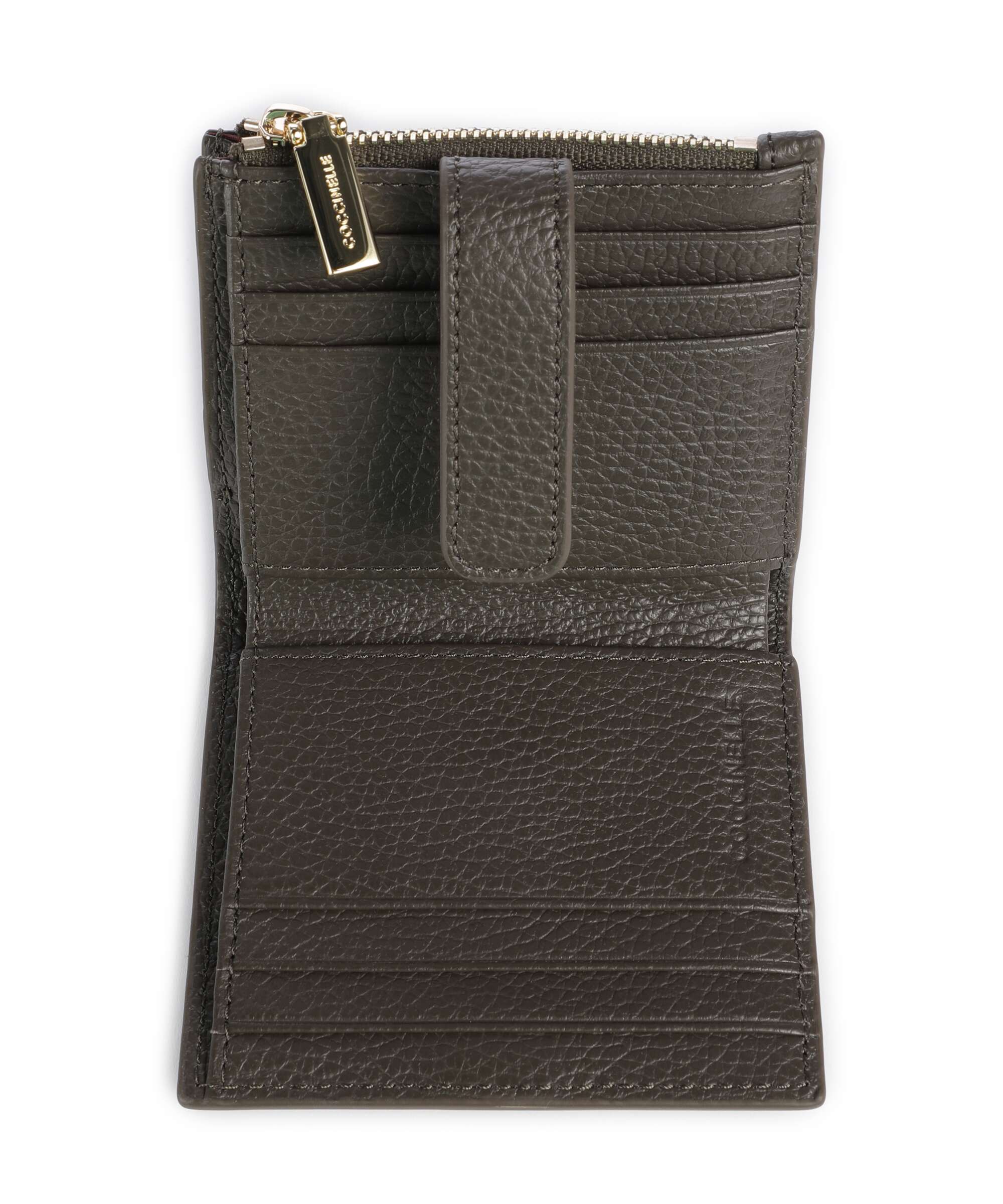 Coccinelle Metallic Soft Wallet fango