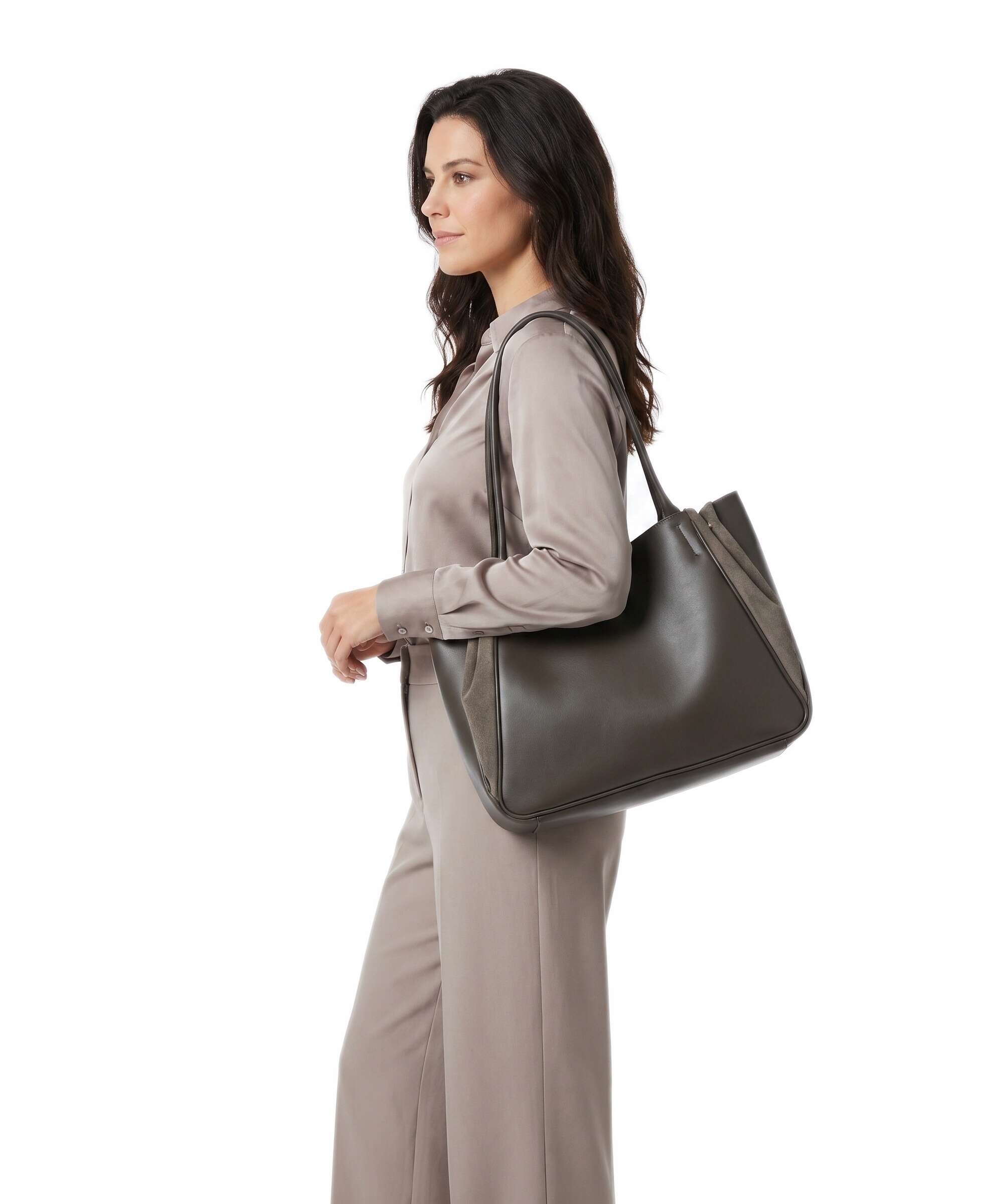 Coccinelle Pansy Tote bag fango