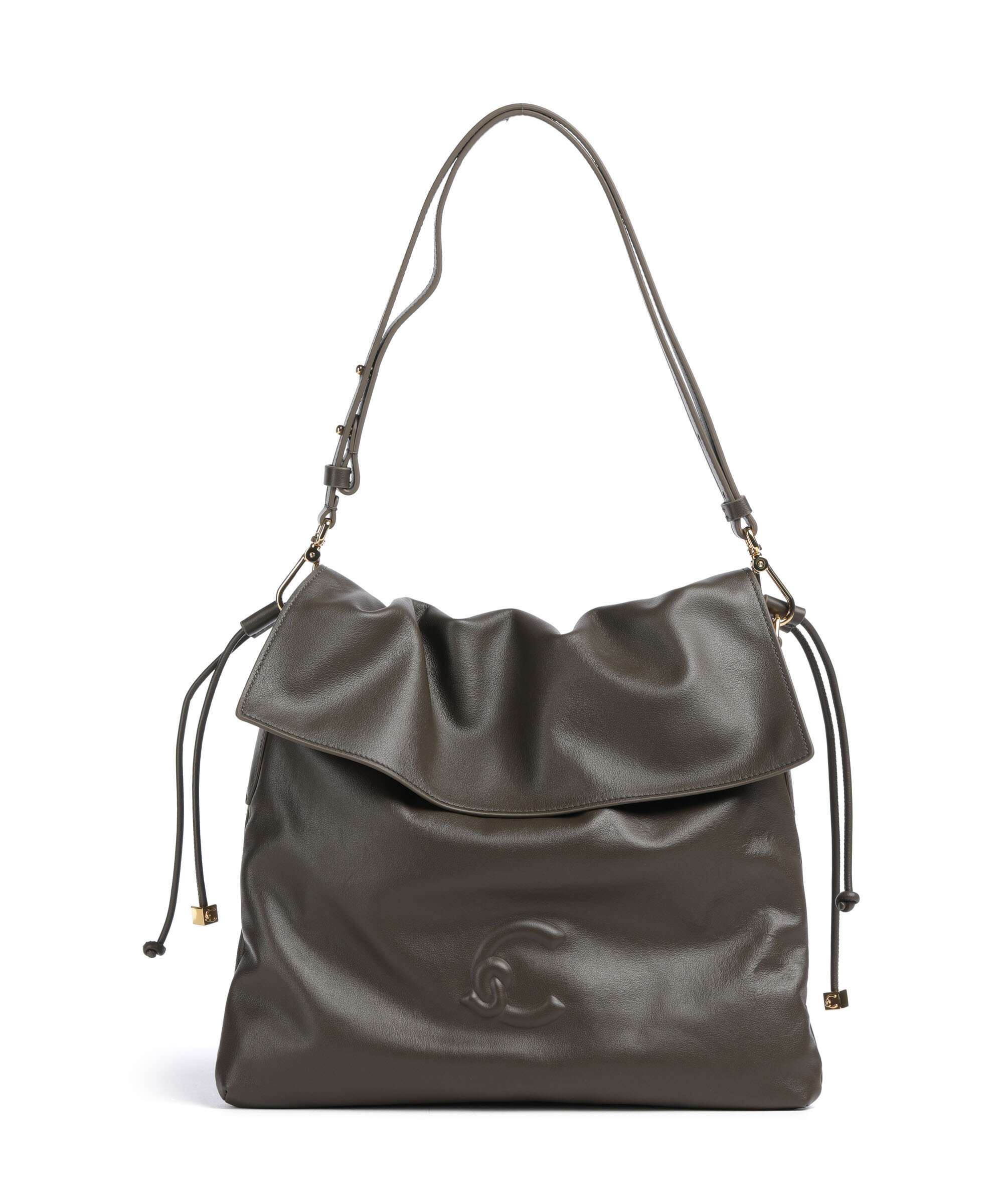 Coccinelle Lidia Hobo bag fango