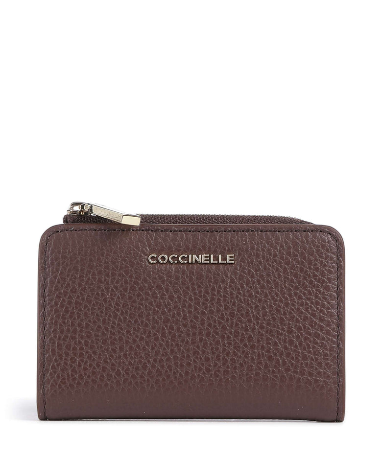 Coccinelle Metallic Soft Wallet berry