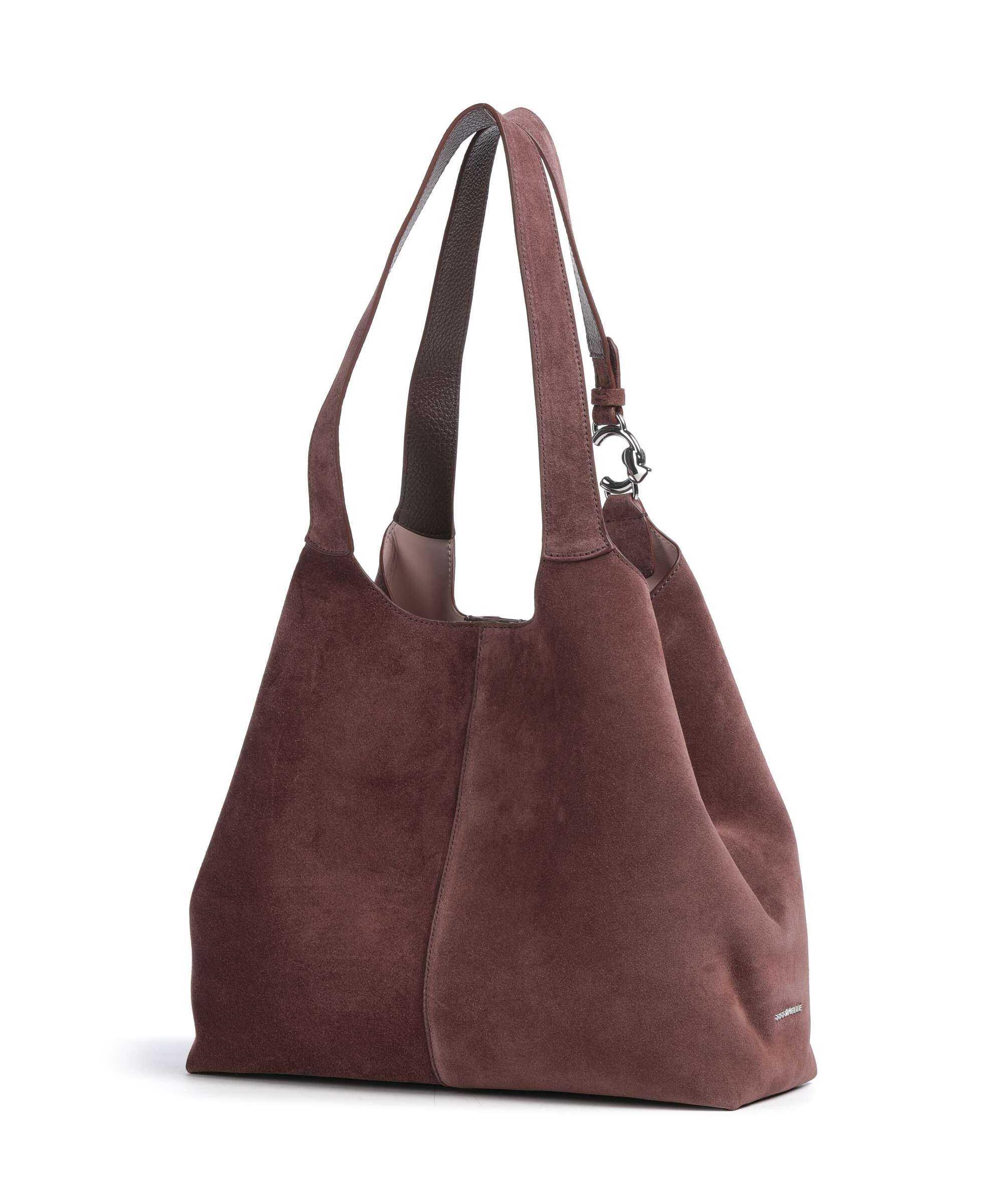 Coccinelle C-Easy Suede Hobo bag berry