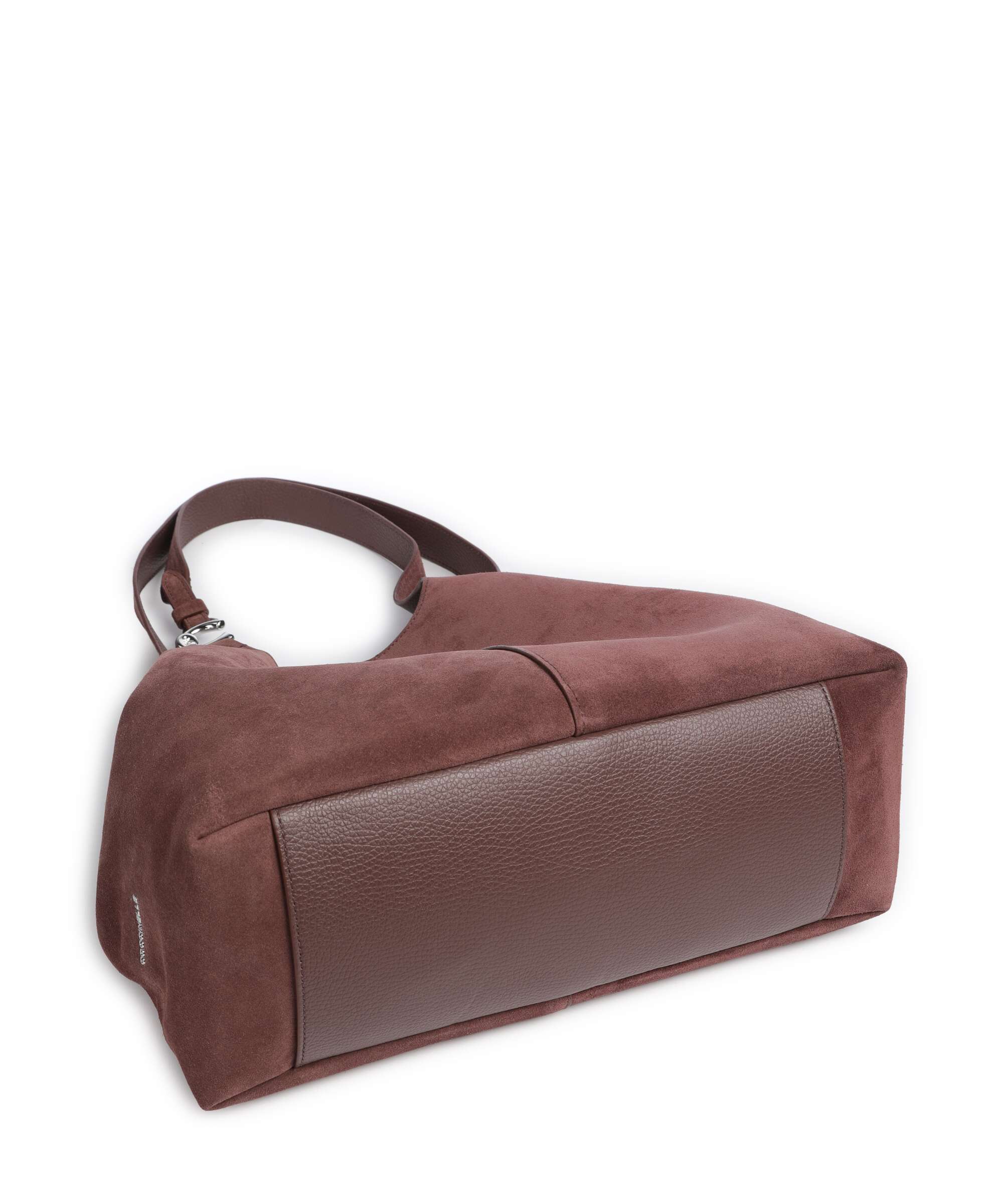 Coccinelle C-Easy Suede Hobo bag berry
