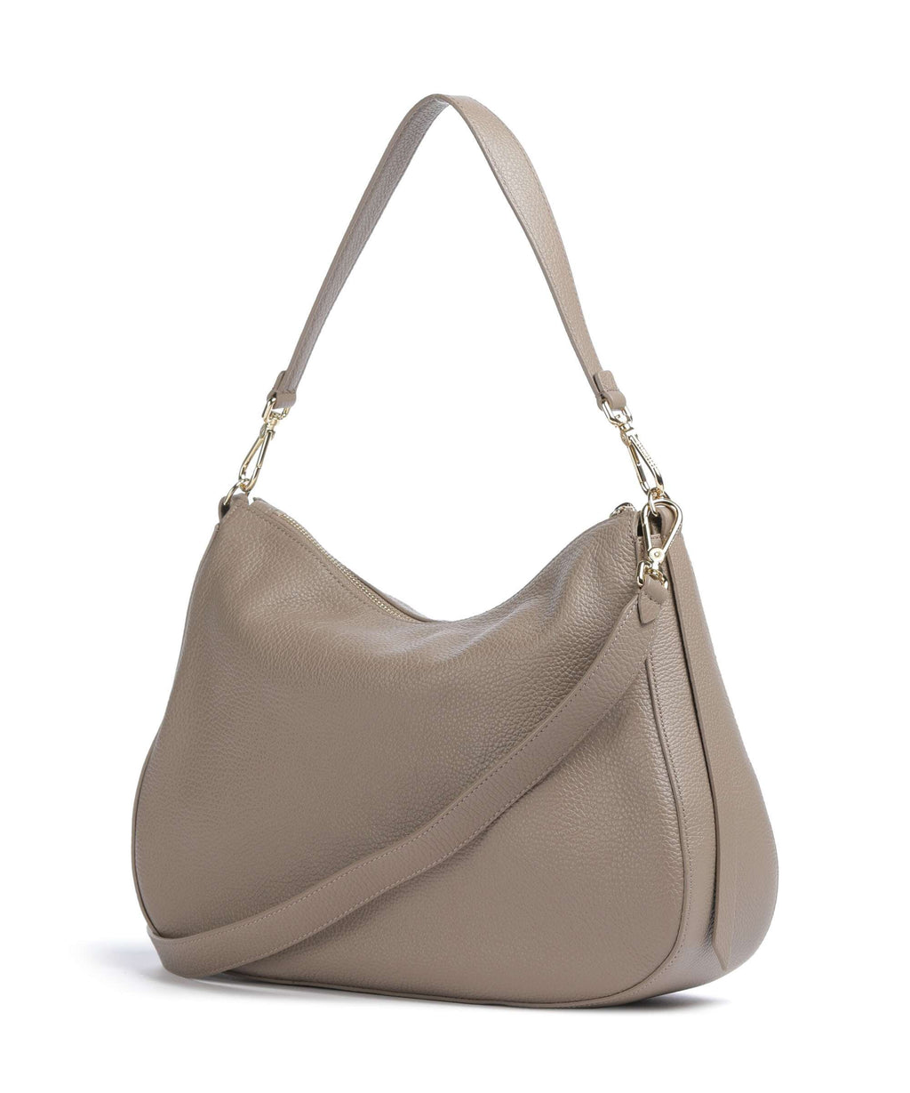 Coccinelle Nory Hobo bag warm taupe