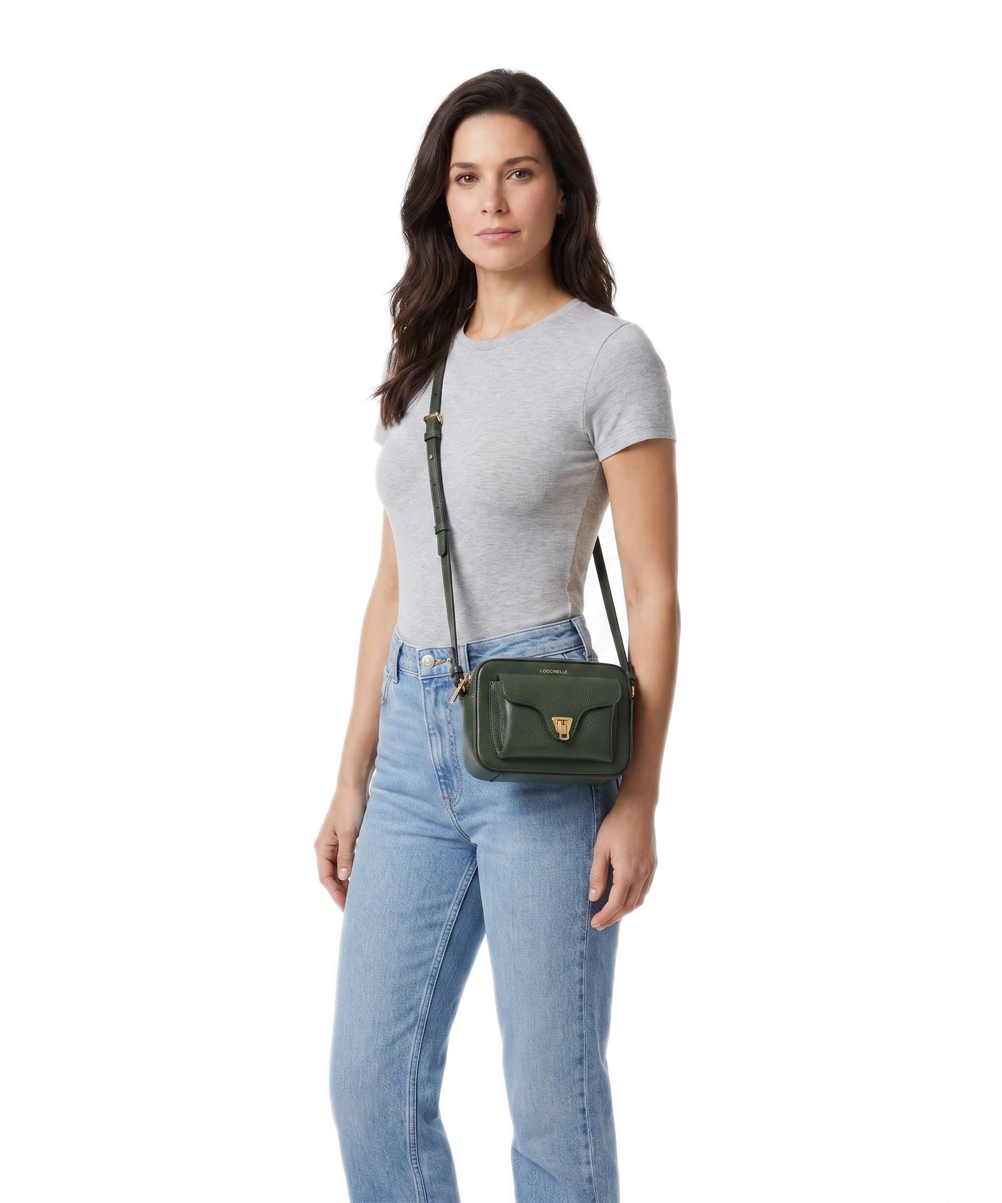 Coccinelle Beat Soft Crossbody bag garden green
