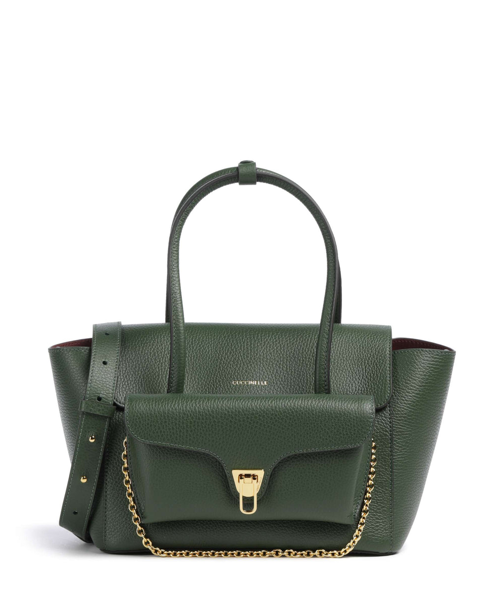 Coccinelle Beat Double Handbag garden green