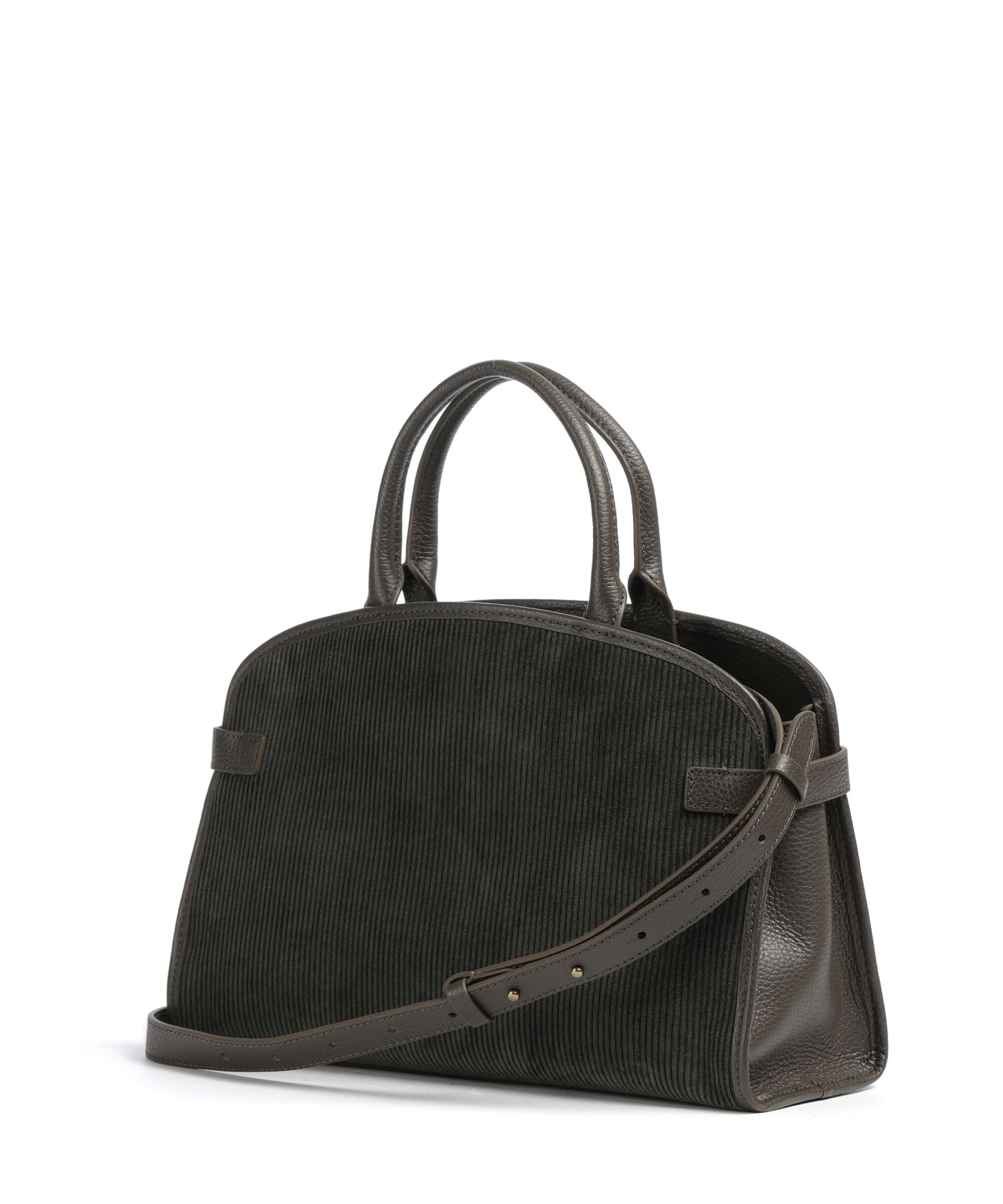 Coccinelle Sabine Corduroy Handbag fango