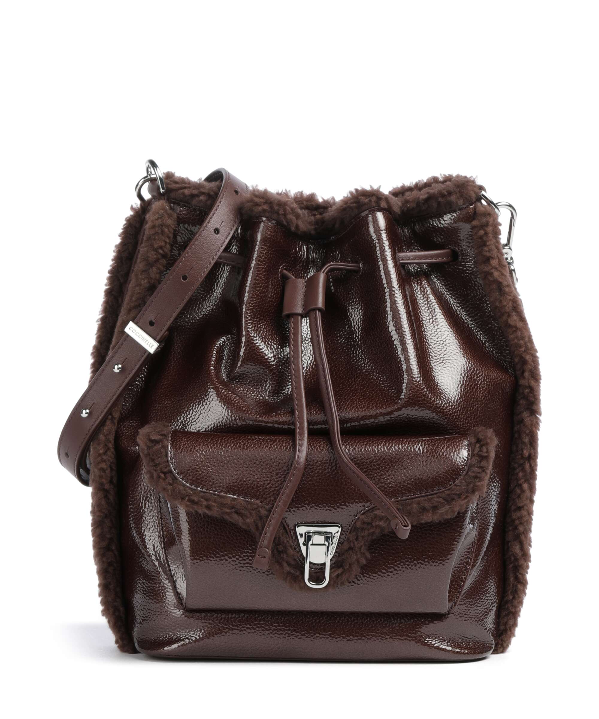 Coccinelle Beat Bucket bag berry