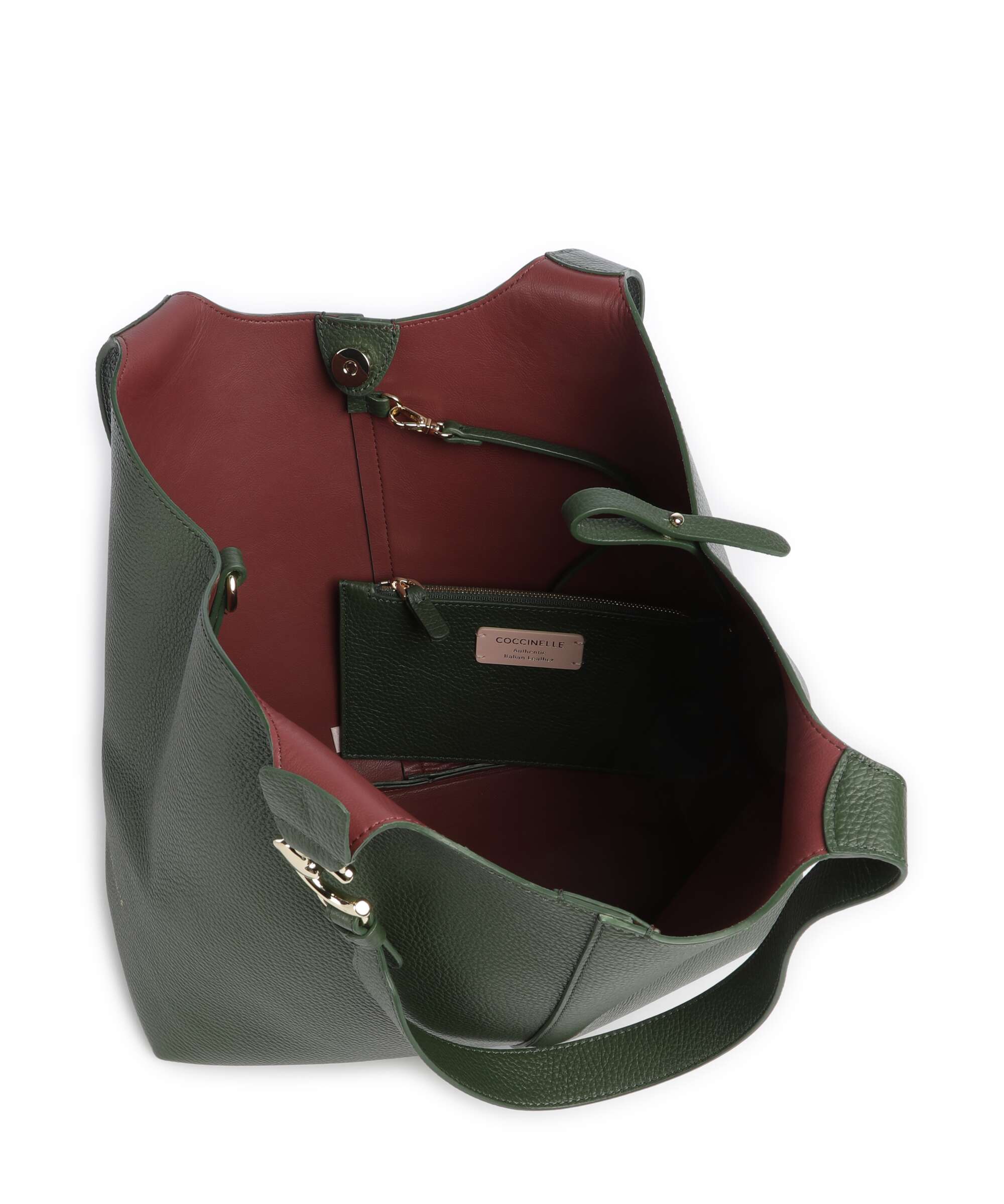 Coccinelle C-Easy Hobo bag garden green