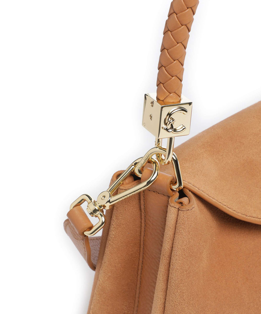 Coccinelle Tiggy Suede Shoulder bag robin