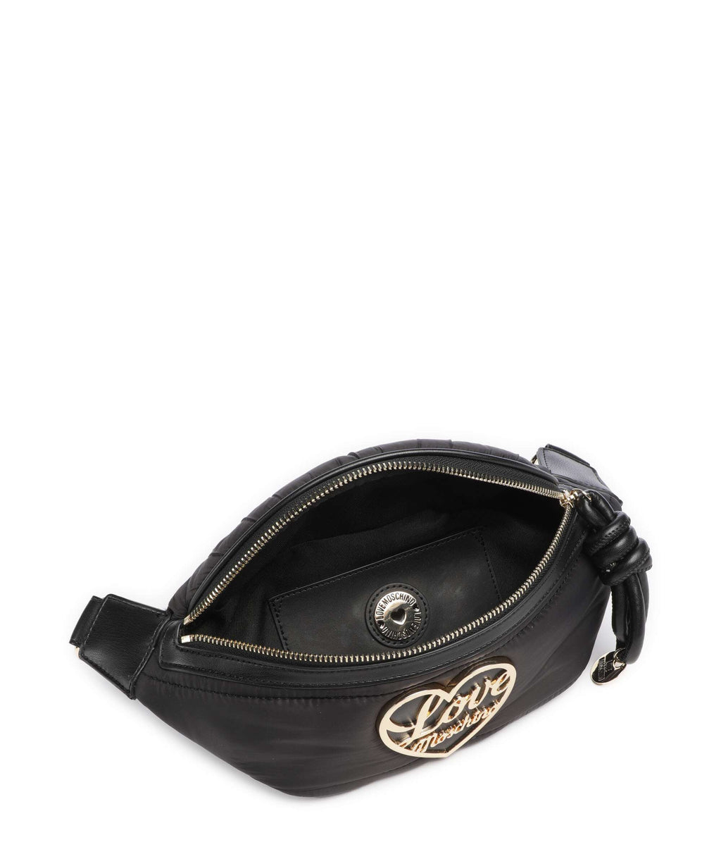 Love Moschino Air Wave Fanny pack black