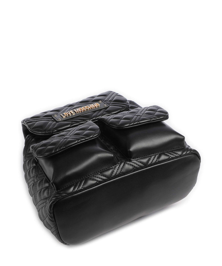 Love Moschino Quilted Backpack black